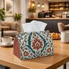 1pc Classic Damask Baroque Tissue Box - Pomegranate Floral Napkin Storage Box, Suitable for Rolls/facial Tissues/single Sheets,Two Sizes Available for
