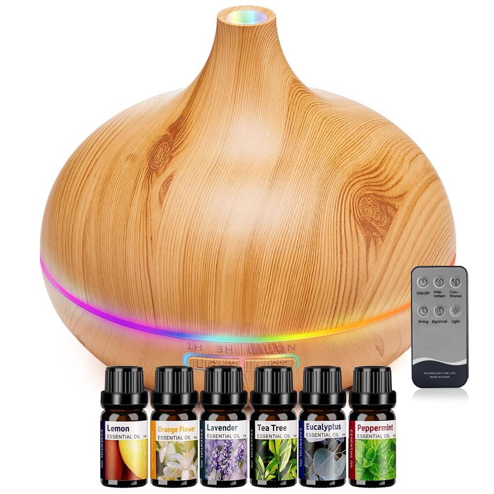 Aroma Diffuser for Essential Oil Large Room,Office Essential Oil Diffusers for Home Kids, Cool Mist humidifier for Bedroom Quiet