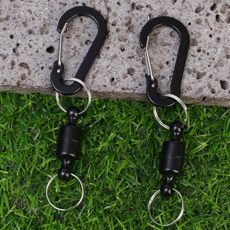 Fishing Hanging Buckle Magnetic Buckle Fast Hanging Buckle Wireless Lost Rope Metal Strong Magnetic Force Mountaineering Buckles