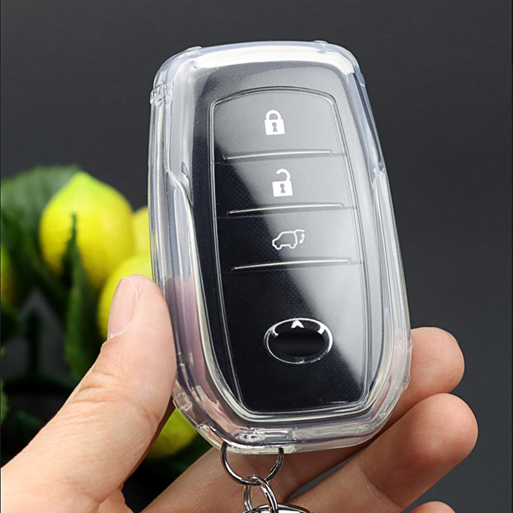 Tpu Transparent Car Key Case Cover Shell For Toyota Corolla Rav4 Chr Prius Camry Prado Furniture Highlander Yaris Accessories
