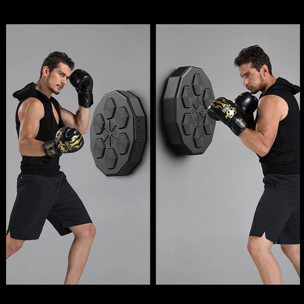 Smart Music Boxing Machine Wall Target LED Lighted Sandbag Relaxing Reaction Training Target for Boxing Athletic Activities  Practical Use