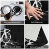 Personalized Bicycle Bike Riders Doormat Mat Anti-Slip Bicycling Cyclist MTB Mountain Biking Kitchen Bath Toilet Rug Carpet