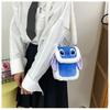 Disney Plush Backpack Cute Stitch Animation Character Crossbody Bag Mobile Phone Bag Birthday Gift for Women