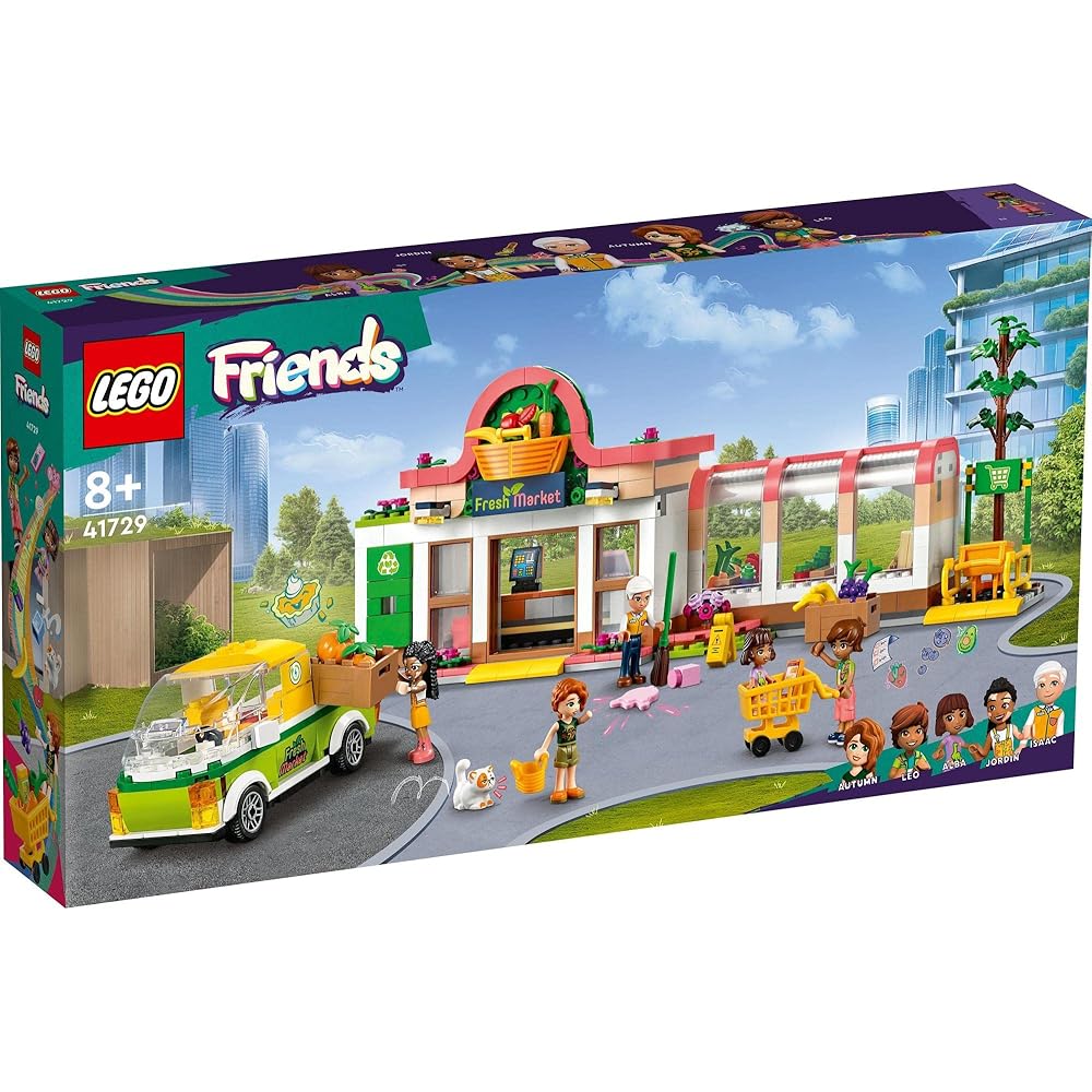 LEGO Loja Orgânica Amigos 41729 Brinquedo de Blocos de Construção para Brincadeiras de Faz de Conta Idades 8+