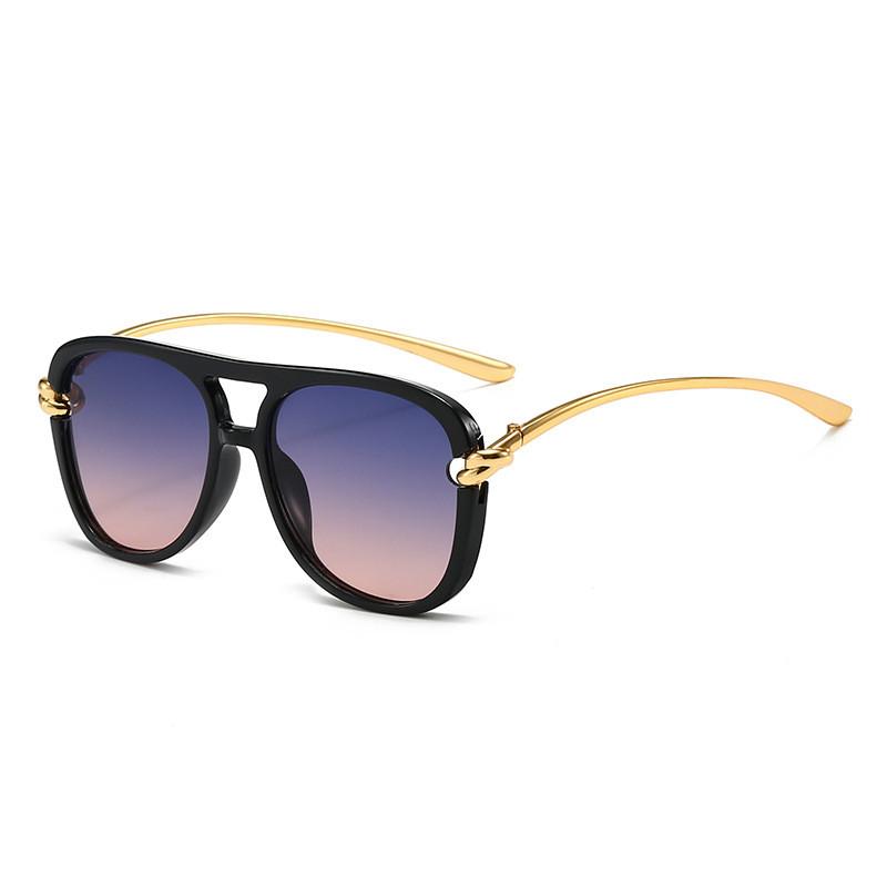 Bohemian Leopard Print Pilot Sunglasses With Uv400 Protection For Outdoor Travel And Fashion