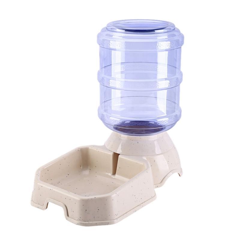 Pet Feeder and Waterer Dispensing Fed Automatic Feeder and Water Dispenser Dog for Cat Pets Bowl