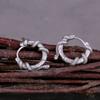 Original Design Winding Small Snake Earrings Viking High-quality Stainless Steel Earrings Accessories Jewelry for Men and Women