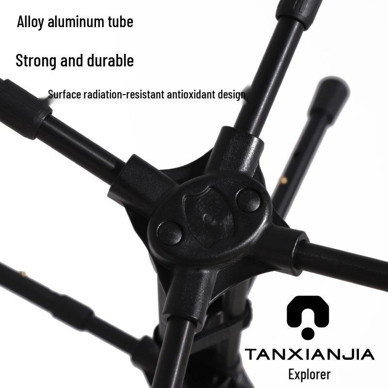 Ultra-light Aluminum Folding Moon Chair: Portable Fishing, Beach & Camping High Back Chair