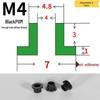 T-förmige Nylon-Dichtungsscheibe M3-M35 Gewinde Isolierabstandshalter