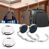 3pcs Storage Rack Hooks Handbag Hooks Portable Hanging Hooks Folding Table Bag Holders Universal