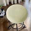 Modern Polyester Waterproof Round Stool Cover For Home Bar And Kitchen Decor