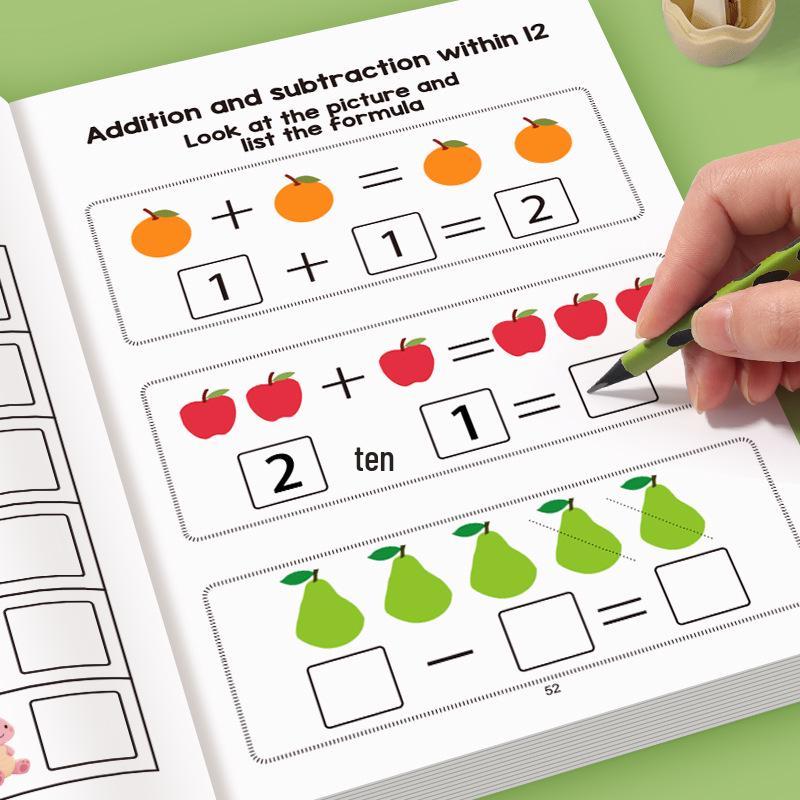 Preschool Math Fill-in-the-Blanks Workbook: Enhance Logic, Pattern Recognition, and Fun Math Learning