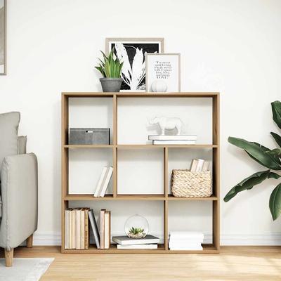 Room Divider Bookshelf Artisan Oak 102x29x103.5 Cm