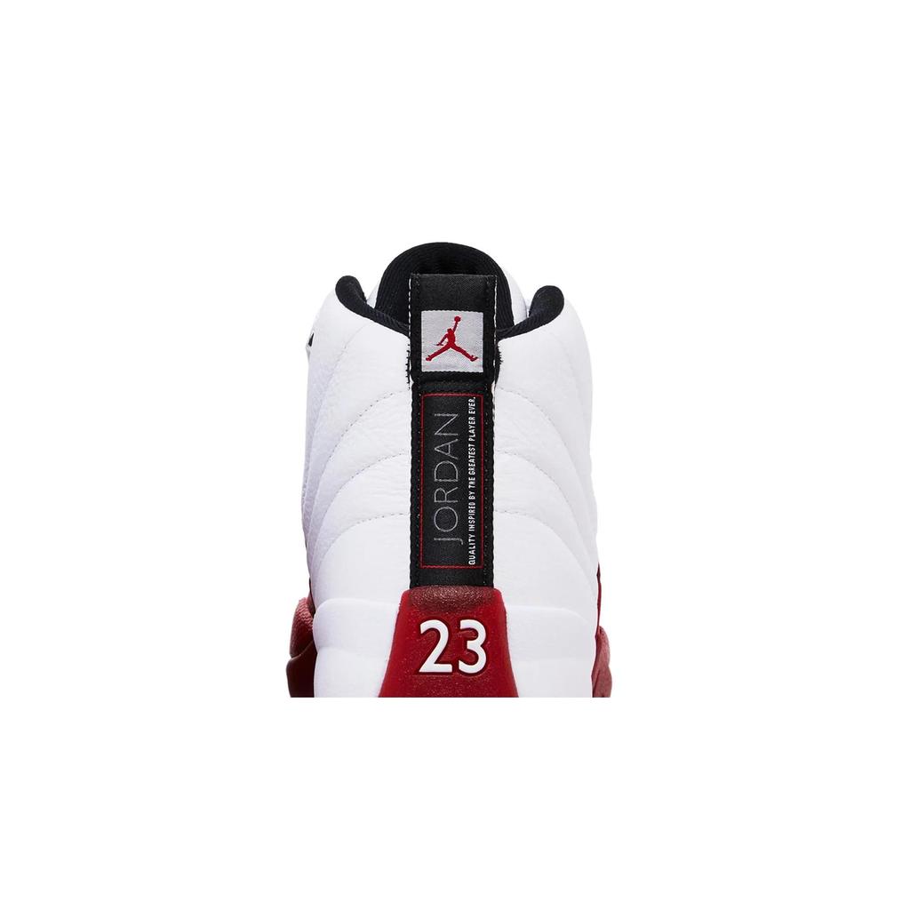 Air Jordan 12 Retro 'Cherry' 2023 (Unisex) Weiß / Weiß / Metallic-Silber / Varsity-Rot Vintage Basketballschuhe CT8013 116