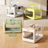 Handheld Folding Pet Aircase Portable Pet Air Bag Folding Dog Box For Outside Car Carrying Large Capacity Cat Box Pet Supplies