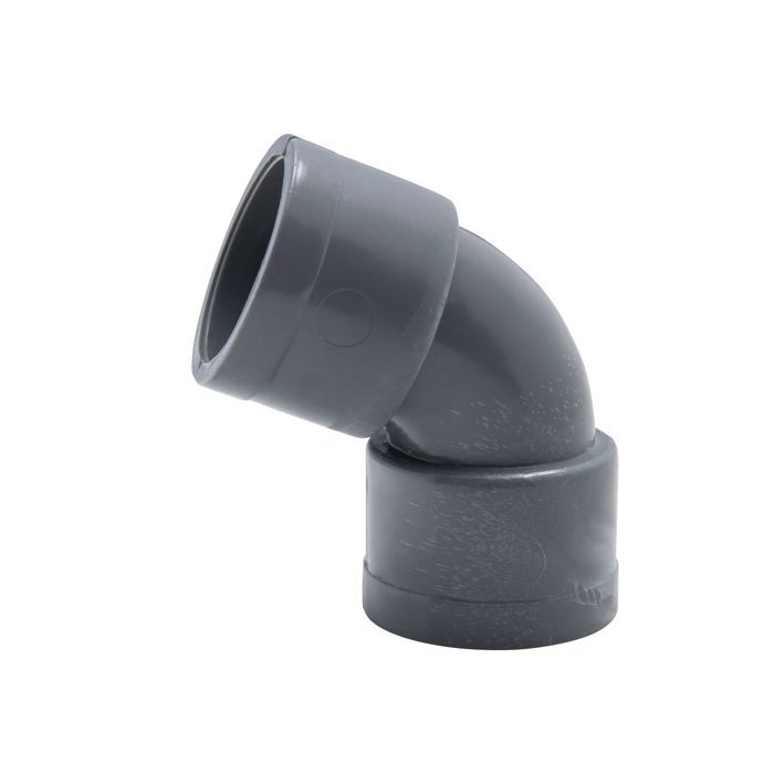 Coudes D'évacuation PVC Jardibric - Femelle/Femelle Ø32 - A Glissement