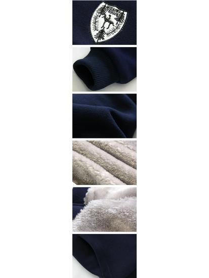 2025 Men's Autumn/Winter Plus Velvet Thickened Korean Hooded Cardigan Sweatshirt Set