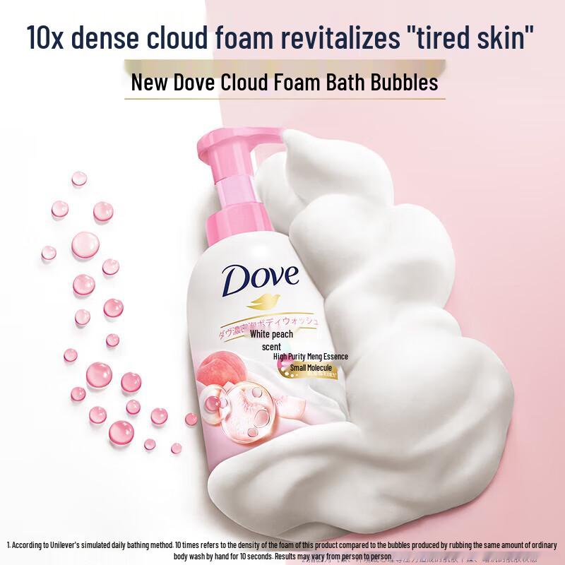 DOVE White Peach Scented Shower Foam