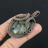 Prehnite Jewelry, 999 Copper Wire Wrapped Pendant Handmade Gemstone Jewelry, Gifts For Wife Brand New Pendant