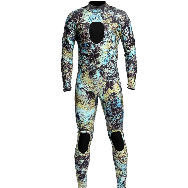 3mm One-Piece Camouflage Wetsuit: Warm, Sun-Protective Diving & Surfing Gear