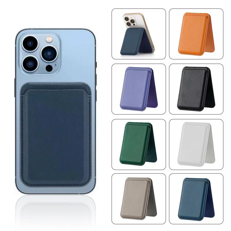2 in 1 Strong Magnetic Leather Wallet With Hide Stand Case For Magsafe For iPhone 15PM 14 13 Pro Max Mag Safe Card Holder Pocket Cover