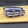 High-End NATO One-Piece Nylon Watch Strap - Canvas Woven, Sizes 18/20/22/24.