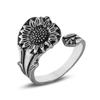 New Women's Retro Daisy Open Ring Simple New Jewelry