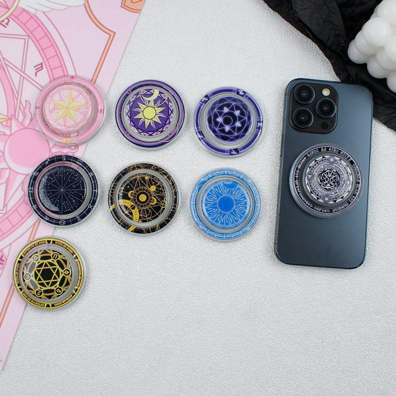 Magic Circle Magnetic Transparent Airbag Phone Stand