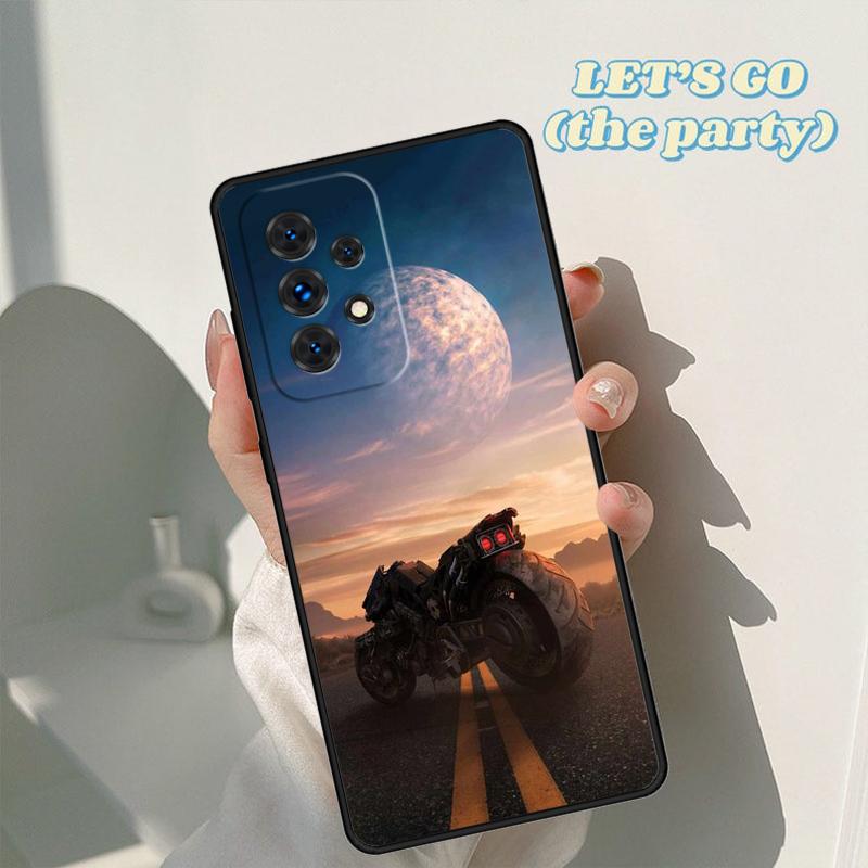 Moto Motorcycle Phone Case For Samsung Galaxy A42 A31 A40 A51 A71 A32 A80 A91 A52 A72 A73 A20e A21S A50 A70 A11 A12 Cover