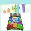 Numberblocks Digital Blocks Bedding Set With Active Dye Printing For Modern Bedroom Decor