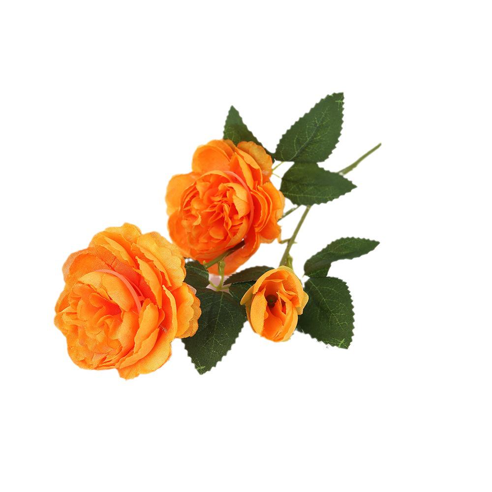 European-Style Smoky Willow Peony & Rose Artificial Flower Arrangement for Home and Wedding Decor