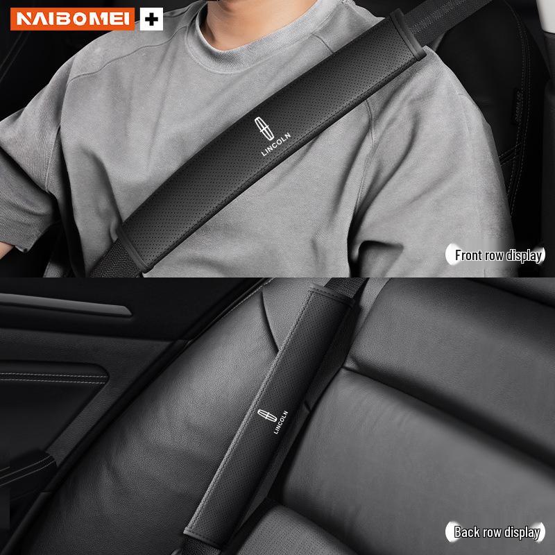 Seat Belt Shoulder Pad Cover for Lincoln MKC, Aviator, MKZ, Nautilus