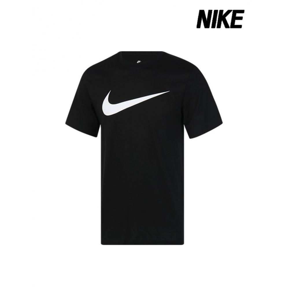 Nike Dc5094 010 ShorT Sleeve T shirT Icon Swoosh Black