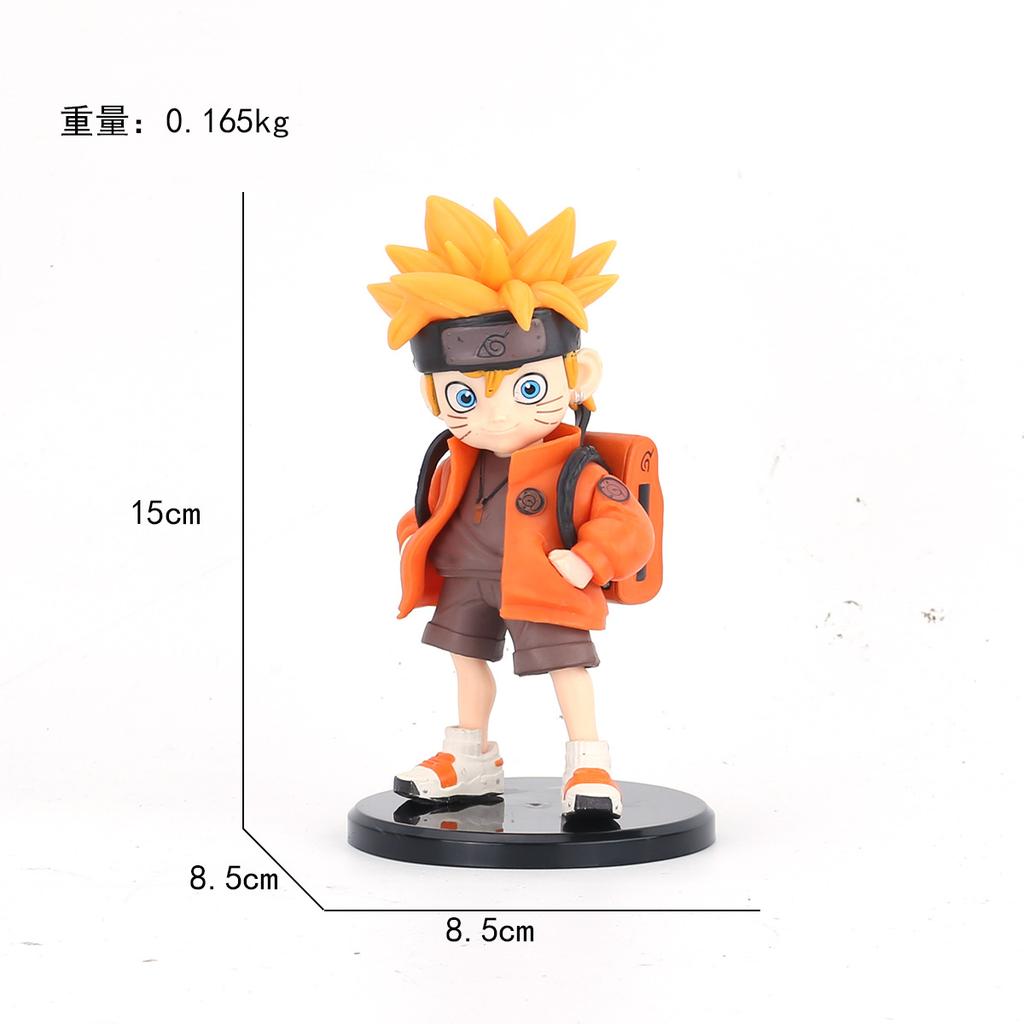 Animated Character Naruto Uchiha Itachi Sasuke Pain Kakashi Naruto Shippuden Action Character Set Model Children's Toy Gift