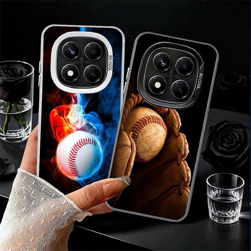 Baseball Sport Shockproof Phone Case for Xiaomi Redmi Note 15 14 13 12 Pro Plus 11 11S 11T 5G Cover Anti Fall Fundas