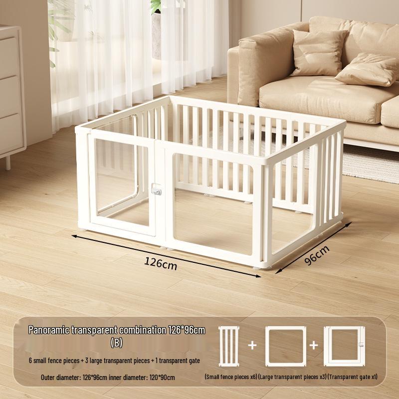Acrylic Transparent Pet Fence: Indoor Barrier for Small Dogs [Single/Accessories/Combo]