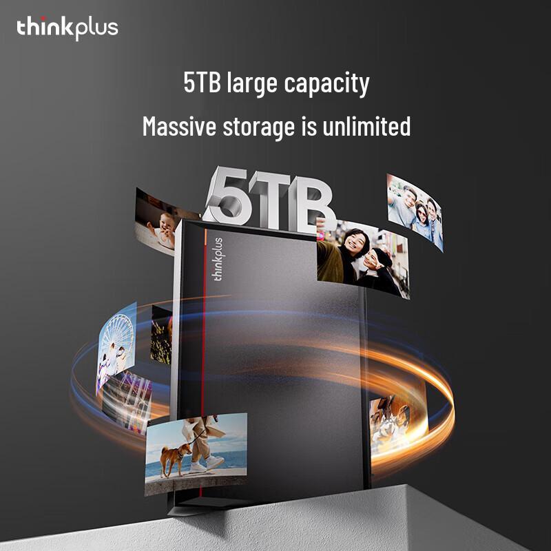 Lenovo Thinkplus USB 3.0 Portable External Hard Drive