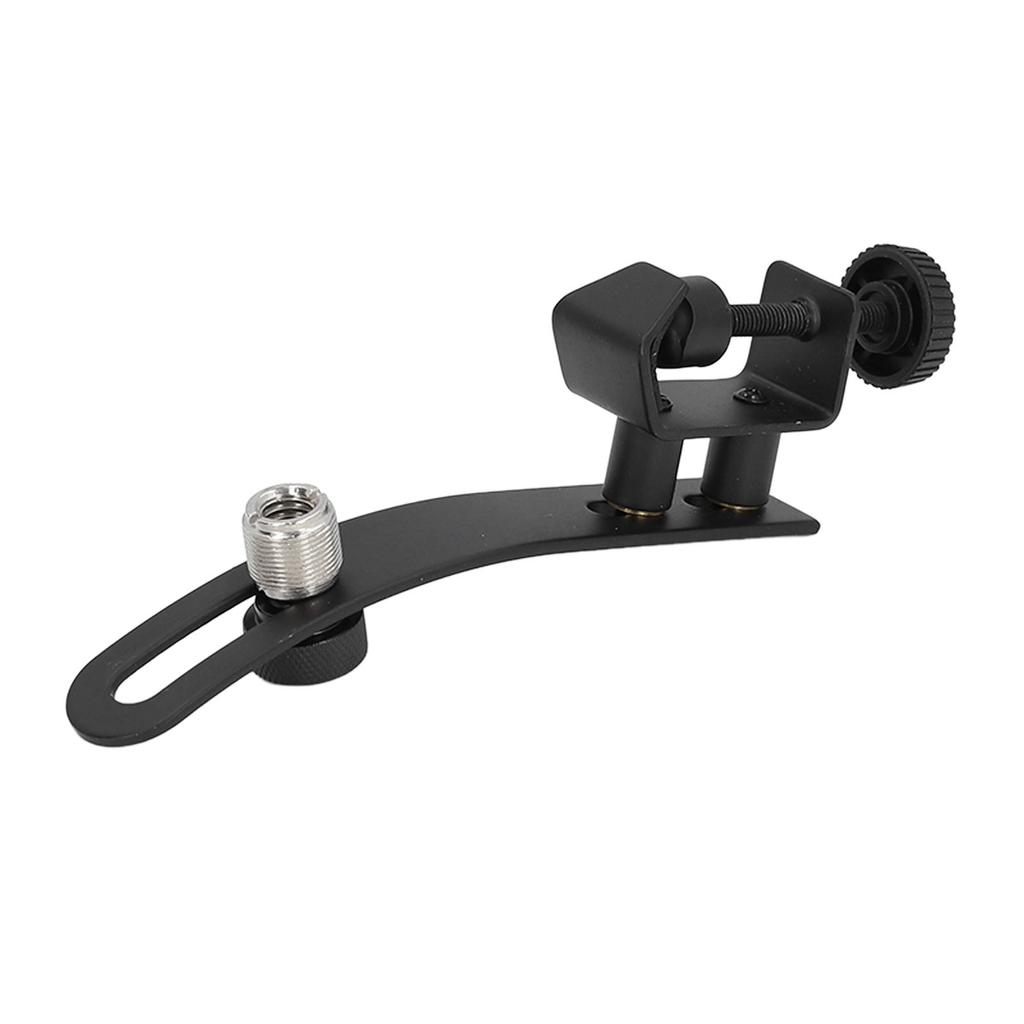 Drum Microphone Clip Adjustable Shockproof Microphone Securing Clips Mount Holder for Drum Practice and Recording