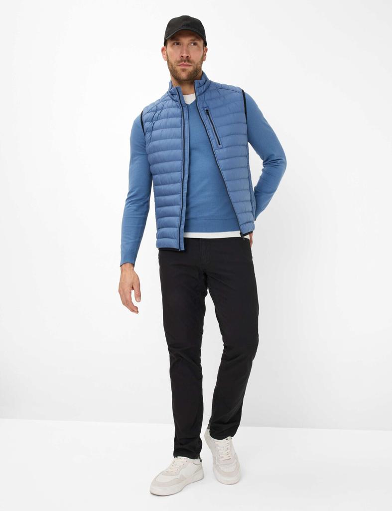 Зимняя куртка BRAX Steppweste Style WILLIS storm blau schwarz