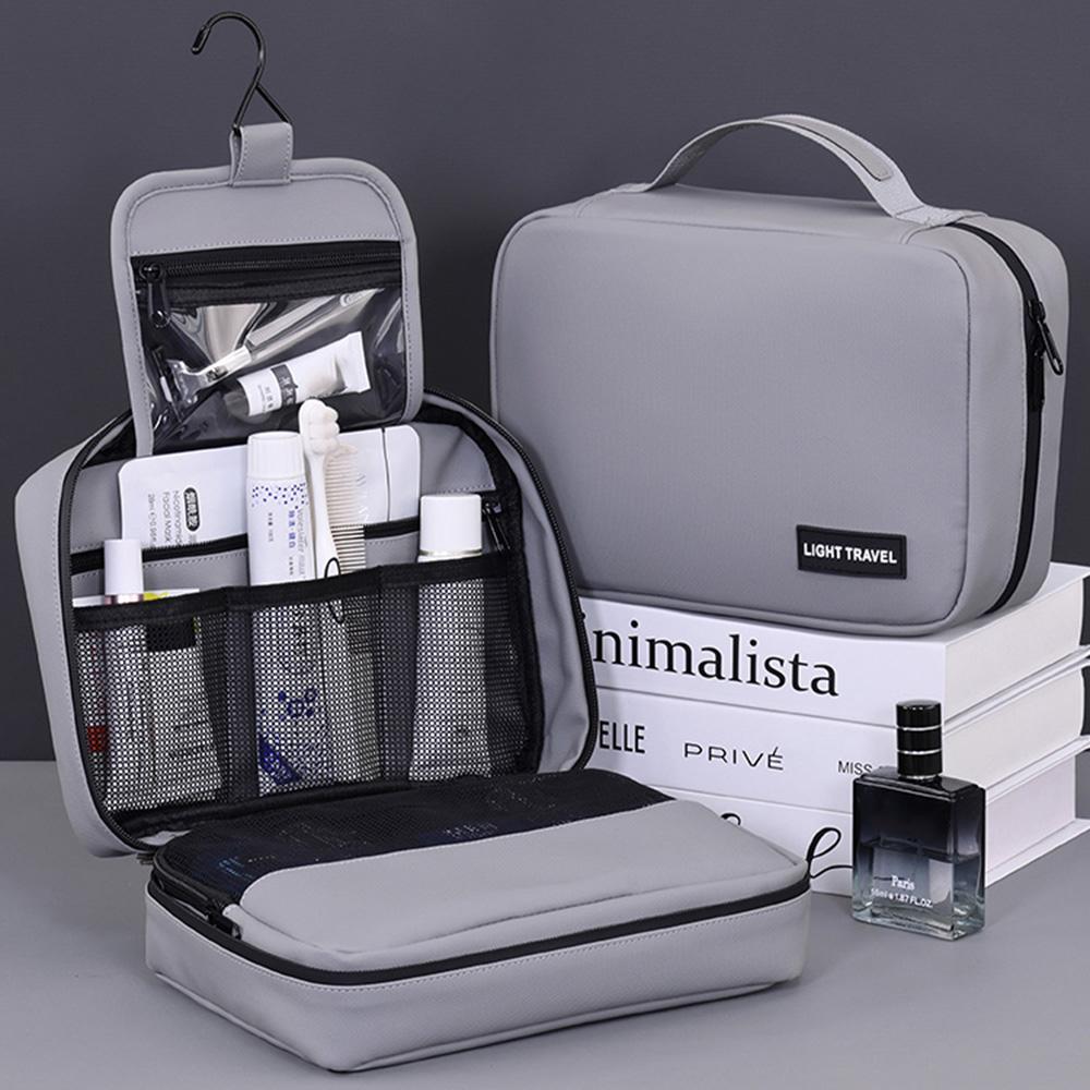 4042 Portable Men Travel Toiletry Bag Wet Dry Separation Hanging Waterproof Cosmetic Organizer