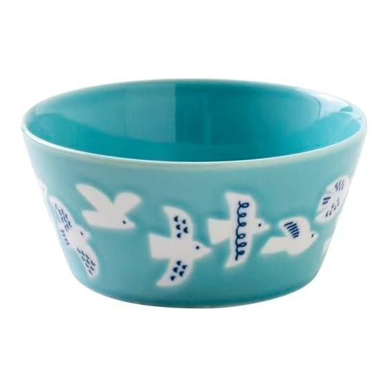 Minoru Pottery [PLANTAREE-vogel-] 130 pack bowl Kingfisher