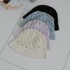 Women's Pastel-colored Knitted Flower Bucket Hat