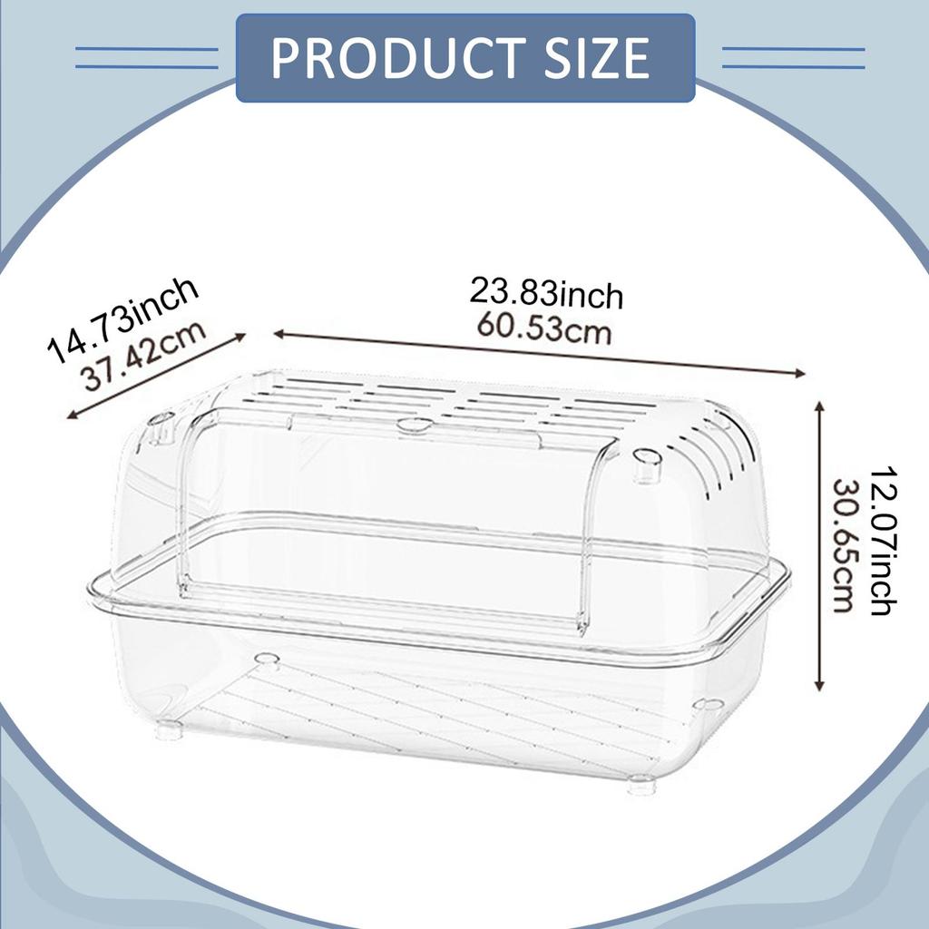 Hamster Cage Small Animal Habitat Enclosure Multipurpose Portable Breathable Pet Supplies House for Hedgehog Gerbils Bunny