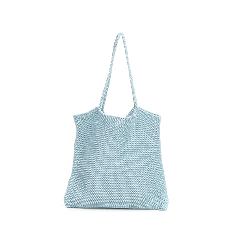 

[Kashkash] Lamé knitted tote bag 10-00-01280 ladies BL
