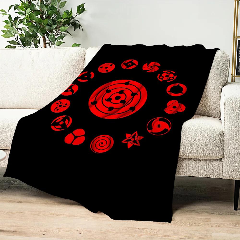 A-Akatsuki Cool N-Naruto-es Anime Blanket Blanket for Couch Sofa Travel Home Hiking Picni Bed Beding Flannel Blanket gift