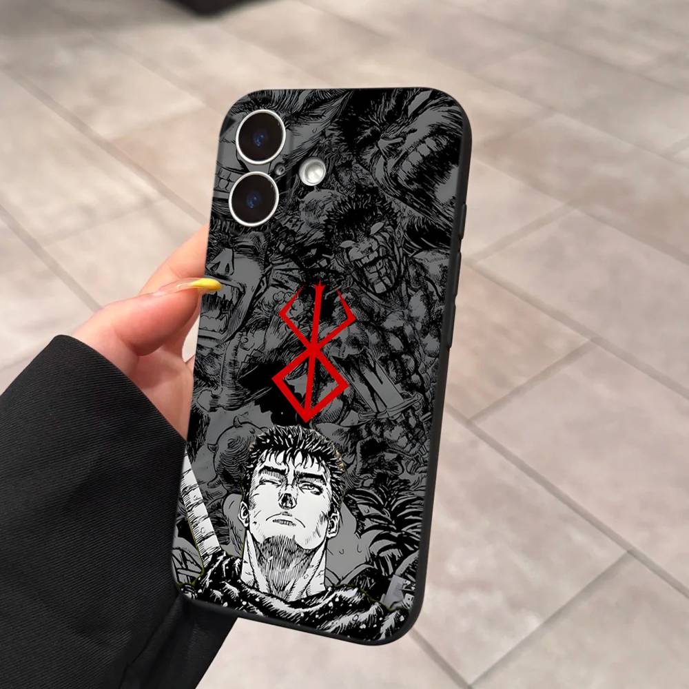 Comic Cool Berserk For Iphone 17 16 15 14 11 12 13 Pro Max Plus Case Cute Art Phone Cover