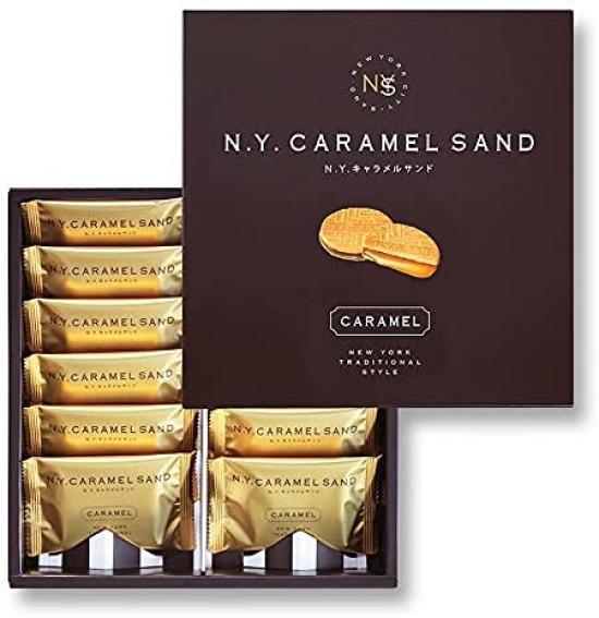 

Нью-Йоркский карамельный сэндвич Токио Ограниченный подарок Сувенир Почтой Сладости Шоколадные конфеты Подарок (12 шт.)