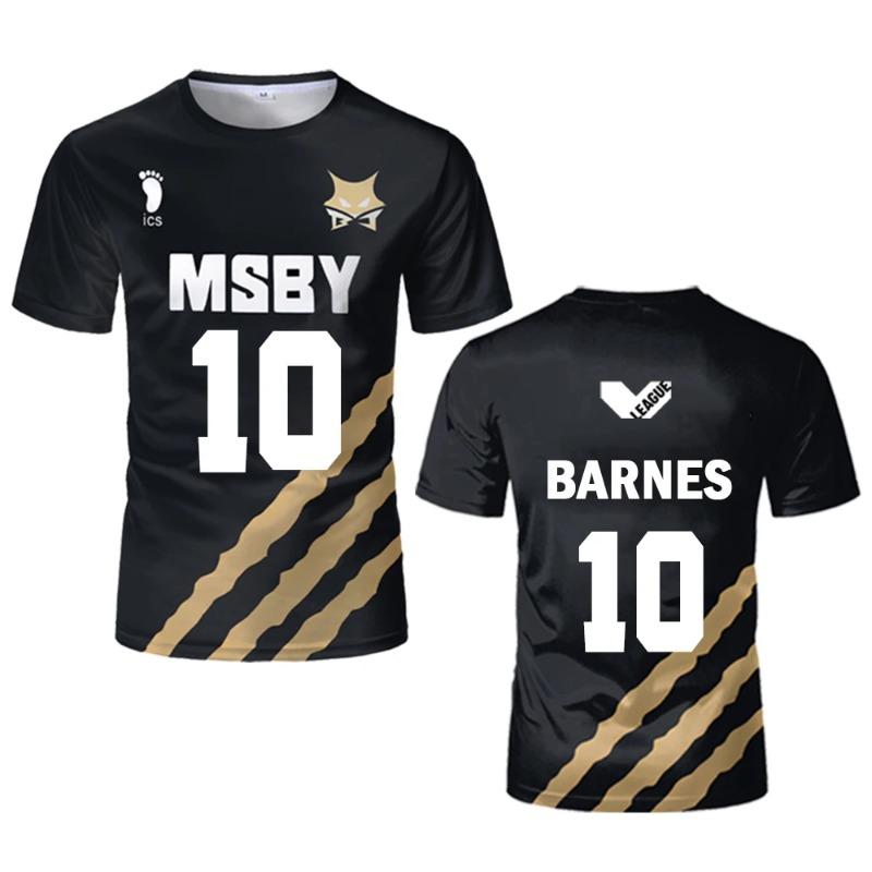 

Футболка Haikyuu MSBY Black Jackal Японське аніме косплей топи 5XL