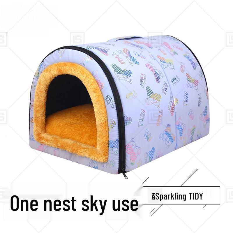 Waterproof Outdoor Pet House: Rainproof, All-Season Shelter for Cats & Dogs