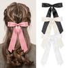 Glossy Ribbon Bow Hair Clip: Euro-Korean Ballet Style, Versatile and Sweet Girls' Accessory